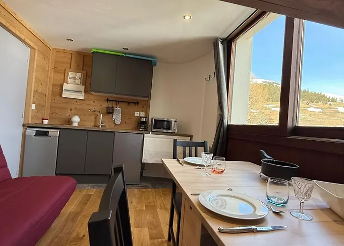 Le 3300 - 42 - Vue Piste - 2 Pers Апартаменты Ле дез Альп